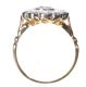 18CT GOLD AND DIAMOND DAISY CLUSTER RING at Ross's Online Art Auctions