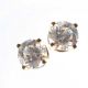 9CT GOLD AND DIAMOND STUD EARRINGS at Ross's Online Art Auctions