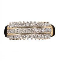 9CT GOLD AND DIAMOND RING at Ross's Online Art Auctions
