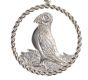 SHETLAND JEWELLERY SILVER PUFFIN PENDANT AND CHAIN at Ross's Online Art Auctions