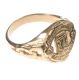 9CT GOLD MANCHESTER UNITED SIGNET RING at Ross's Online Art Auctions
