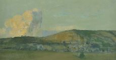CLOUD RISING NEAR THE COLIN by Cherith McKinstry RUA at Ross's Online Art Auctions