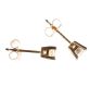 14CT GOLD AND DIAMOND STUD EARRINGS at Ross's Online Art Auctions