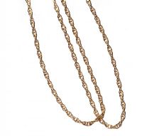 14CT GOLD FINE ROPE LINK CHAIN at Ross's Online Art Auctions
