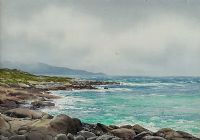 THE NORTH ANTRIM COAST by Frank Egginton RCA FIAL at Ross's Online Art Auctions