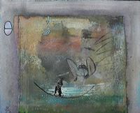 THE BOATMAN'S DREAM ENTERS THE THEATRE by John Kingerlee at Ross's Online Art Auctions