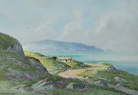THE NORTH ANTRIM COAST by George W.  Morrison at Ross's Online Art Auctions