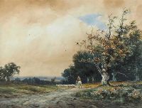 HEADING FOR PASTURES NEW by Wycliffe Egginton RI RCA at Ross's Online Art Auctions