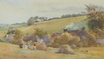 FARM BUILDINGS by Mildred Anne Butler RWS at Ross's Online Art Auctions