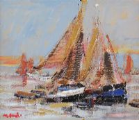 SAILING, DUBLIN BAY by Marie Carroll at Ross's Online Art Auctions