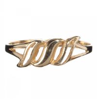 9CT GOLD TWIST RING at Ross's Online Art Auctions
