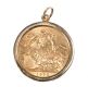 22CT GOLD SOVEREIGN IN A 9CT GOLD PENDANT MOUNT at Ross's Online Art Auctions