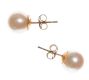 9CT GOLD AND CULTURED PEARL STUD EARRINGS at Ross's Online Art Auctions