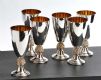 CASED SET OF SIX SILVER GOBLETS FROM THE IRISH SILVER COMPANY at Ross's Online Art Auctions
