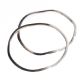 PAIR OF STERLING SILVER WAVE BANGLES at Ross's Online Art Auctions