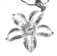 THOMAS SABO STERLING AND CUBIC ZIRCONIA FLORAL PENDANT AND CHAIN at Ross's Online Art Auctions