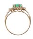 GOLD-COLOURED METAL AND CRYSTAL RING at Ross's Online Art Auctions