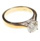18CT GOLD AND DIAMOND SOLITAIRE RING at Ross's Online Art Auctions
