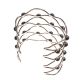 STERLING SILVER LATTICE CUFF at Ross's Online Art Auctions