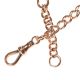 9CT ROSE GOLD CURB LINK BRACELET WITH CHARM at Ross's Online Art Auctions