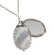 SILVER ENGRAVED PENDANT AND CHAIN at Ross's Online Art Auctions