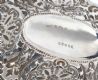 STERLING SILVER PIERCED SILVER PIN DISH at Ross's Online Art Auctions