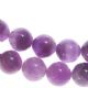 STRAND OF LAVENDER JADE BEADS WITH A METAL CLASP at Ross's Online Art Auctions
