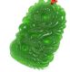 CARVED JADE PENDANT AND CORD at Ross's Online Art Auctions
