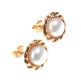 9CT GOLD AND CULTURED FRESHWATER PEARL STUD EARRINGS at Ross's Online Art Auctions