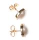 9CT GOLD AND MAB PEARL STUD EARRINGS at Ross's Online Art Auctions