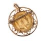 9CT GOLD AND HALF-SOVEREIGN BROOCH at Ross's Online Art Auctions
