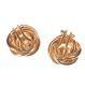 9CT GOLD AND PEARL SWIRL EARRINGS at Ross's Online Art Auctions