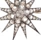 18CT GOLD AND DIAMOND STARBURST BROOCH at Ross's Online Art Auctions