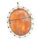 9CT GOLD OVAL CAMEO BROOCH/PENDANT at Ross's Online Art Auctions
