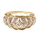 ASSORTED 9CT GOLD AND DIAMOND DRESS RINGS OF VARIOUS SIZES (THREE IN NUMBER) at Ross's Online Art Auctions
