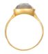 GOLD-PLATED BRASS AND LABRADORITE RING at Ross's Online Art Auctions