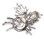 1940'S SILVER-TONE METAL AND PASTE BROOCH at Ross's Online Art Auctions
