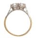 18CT GOLD AND DIAMOND TWO STONE RING at Ross's Online Art Auctions