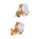 15CT GOLD AND OPAL STUD EARRINGS at Ross's Online Art Auctions