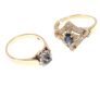 ASSORTED 9CT GOLD RINGS SET WITH SAPPHIRE (FOUR IN NUMBER) at Ross's Online Art Auctions