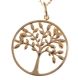 9CT GOLD TREE OF LIFE PENDANT ON A FINE 9CT GOLD OPEN LINK CHAIN at Ross's Online Art Auctions