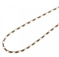 9CT GOLD OPEN LINK NECKLACE at Ross's Online Art Auctions
