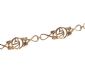 9CT GOLD PIERCED LINK BRACELET IN THE STYLE OF CHARLES RENNIE MACKINTOSH at Ross's Online Art Auctions