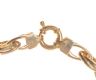 9CT GOLD DOUBLE SNAKE LINK AND OPEN LINK BRACELET at Ross's Online Art Auctions