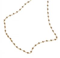 9CT GOLD BALL AND OPEN LINK NECKLACE at Ross's Online Art Auctions