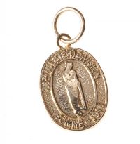 9CT GOLD 36TH DIVISION SOMME PENDANT at Ross's Online Art Auctions