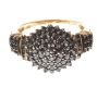 9CT GOLD AND BLACK DIAMOND CLUSTER RING at Ross's Online Art Auctions