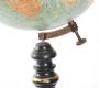 WORLD GLOBE ON PAPIER MACHE BARLEY SUGAR TWIST PLYNTH at Ross's Online Art Auctions