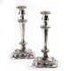 PAIR OF SHEFFIELD SILVER PLATED CANDLESTICKS at Ross's Online Art Auctions