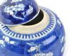 CHINESE PATTERN BLUE & WHITE GINGER JAR at Ross's Online Art Auctions